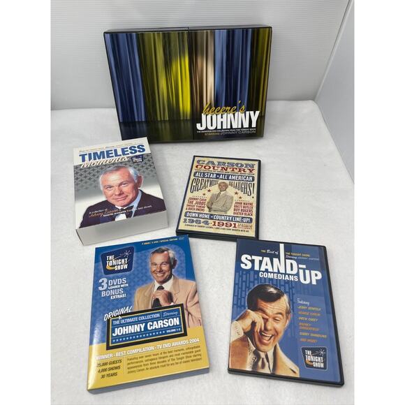 Heeere's Johnny Here's Carson Tonight Show 11 DVD Comedy **Incomplete Set - Picture 1 of 3